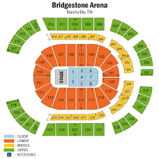 Bedenges Design Bridgestone Arena Seating Chart