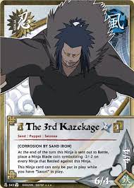 The 3rd Kazekage - N-543 - Super Rare - Unlimited Edition - Foil - Naruto  CCG Singles » Fateful Reunion - Goat Cards