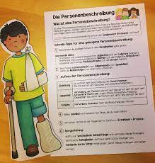 Personen beschreiben originelle idee zum verfassen einer personenbeschreibung! 24 Personenbeschreibung Ideen Personenbeschreibung Personenbeschreibung Grundschule Deutsch Unterricht