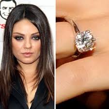 Mila Ring Celebrity Engagement Rings Celebrity Wedding Rings Wedding Rings Engagement