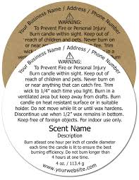 Candle warning labels 15 inch candle jar container stickers 500 pcs per roll waterproof candle candle warning label text. Candle Warning Label 1 Round Labelsbythesheet Com Soy Candles Labels Homemade Candle Labels Candle Labels Design