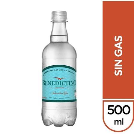 AGUA SIN GAS 500CC BENEDICTINO
