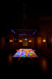 Glow In The Dark Ping Pong Lights Up The Spin Standard Downtown Party Ping Pong Lights Ping Pong Table Ping Pong Bar