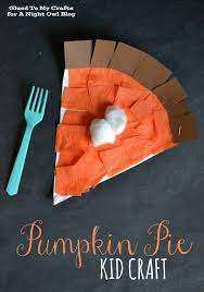 Pumpkin Pie Kids Craft A Night Owl Blog Easy Thanksgiving Crafts Thanksgiving Crafts For Kids Thanksgiving Crafts
