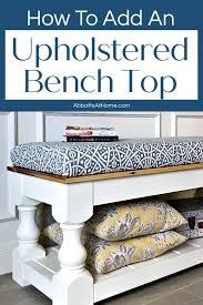 Turn a tire into an ottoman, make a pallet coffee table and more — make your own furniture with inspiration from our favorite diys. How To Make A No Sew Bench Seat Abbotts At Home