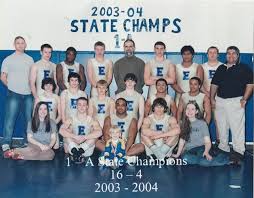2004 EHS State Wrestling Champions honored
