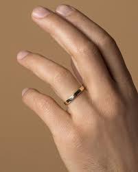 Square Wire Band 5mm Square Band Mens Wedding Bands Wedding Ring Bands