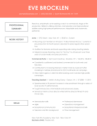 Aside from a headshot, the resume is an actor's no. Best Actor Resume Example For 2021 Myperfectresume
