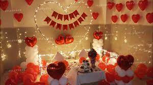 A great piece that goes in the kitchen decor and holds the salt and pepper bottles. Birthday Surprise Room Decoration On Wife S Birthday At Home Romantic Decoration Ideas Youtube