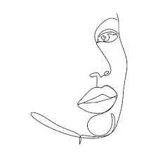 continuous one line drawing of abstract face minimalism and simplicity vector illustration minimalist hand dra line drawing how to draw hands line art drawings