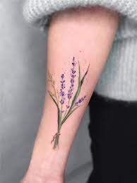 30 Simple Lavender Flower Tattoo Ideas For Women Flymeso Blog Lavender Tattoo Tattoo Designs For Girls Tattoos