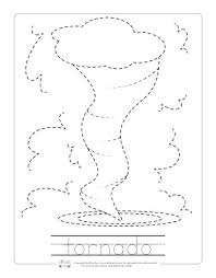 This reading comprehension worksheet teaches students about tornadoes, then asks them questions about what they just read. Weather Tracing Worksheets Itsybitsyfun Com