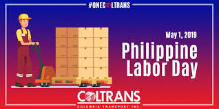 Edited at the office of the president of the philippines under commonwealth act no. Columbia Transport Inc Coltrans Cargo Holiday Notice Philippine Labor Day Columbia Transport Inc