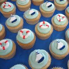 Marcia S Nautical Baby Shower Baby Shower Cupcakes For Boy Baby Shower Cupcakes Nautical Baby Shower