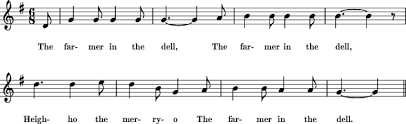 From there, it spread to many other nations and is popular in a number of languages. The Farmer In The Dell Sheet Music For Treble Clef Instrument 8notes Com