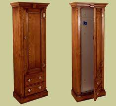 Whether to simply disguise an existing steel gun cabinet or concealed within oak bookcases in your study, blackwood & locke will meet your requirements. Bespoke Made Oak Gun Cabinet