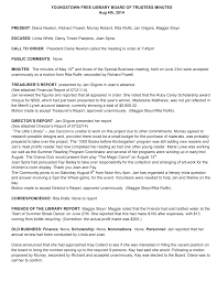 Trustee Minutes
