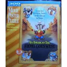 Since 1891 ravensburger has been making the finest puzzles in ravensburg, germany. An American Tale Fievel Goes West Movie Poster 300 Piece Puzzle On Popscreen
