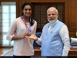 Pusarla venkata sindhu is an indian professional badminton player. Pm Modi To Pv Sindhu I Ll Have Ice Cream With You After Tokyo Games Success Olympics News