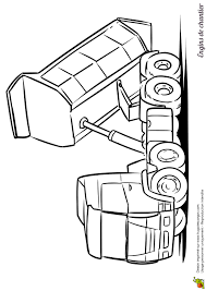 Coloriage Camion Benne Dessins de camions à imprimer. coloriage camion benne