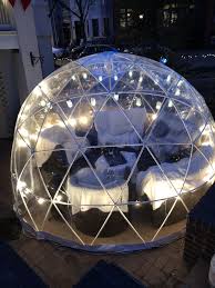 Turn A Garden Igloo Into Your Very Own Winter Wonderland Outdoor Space Garden Igloo Bubble Tent Patio Tents