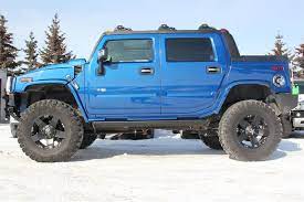 2006 H2 Hummer Pacific Blue Limited Supercharged With A 6in Rancho Lift On Rockstar Wheels Hummer Cars Hummer Truck Hummer H2