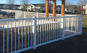 With simple closed picket fence panels and your choice of posts, caps, and gates, you will get a. Seattle Vinyl Fencing Installation Privacy Picket And Ranch Rail