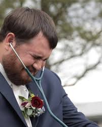 "We said that if you could connect with heaven, you'd have Jake here..."  Groom reconnects with late brother just moments before marrying his bride.  💕