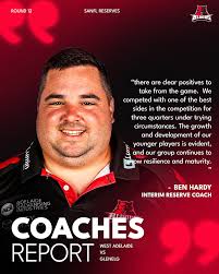 COACHES REPORT: SANFL League