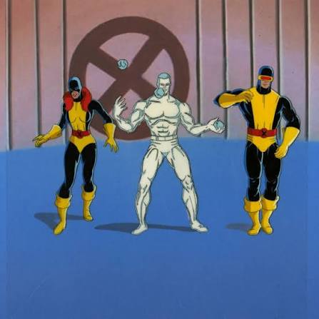X-Men Cold Comfort First Class Team Production Cel Setup (1995) - ID:  apr24112 | Van Eaton Galleries