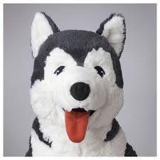 Ikea Kuscheltier Husky Livlig Xxl 60 Cm Amazon De Spielzeug Husky Hund Sibirischer Husky Hundespielzeug