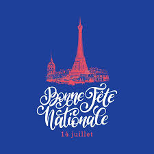 Fête nationale française fête nationale française feux d artifices du 14 juillet devant la tour eiffel. Bonne Fete Nationale Hand Lettering Phrase Translated From French Happy National Day Drawn Illustration Of Eiffel Tower Stock Vector Illustration Of Invitation Nationale 119552739