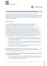 Https Www Kinderdiabeteslotse Sh De Uksh Media Dateien Fachzentren Netzwerke Kinderdiabeteslotse Sh Dokumente Information Grad Der Behinderung 28gdb 29 Und Typ 1 Diabetes Beim Kind Pdf