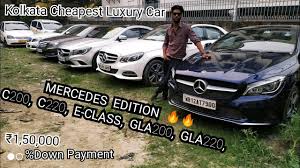 What is detailed breakup of. Cheapest Luxury Car In Kolkata Mercedes Edition Car C200 C220 Gla Cla Rajeev Rox Bharti Youtube
