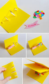 Make a few simple cuts into a piece of decorative paper to create a tab. Good Luck Card Diy Pop Up Cards Cards Handmade Pop Up Cards