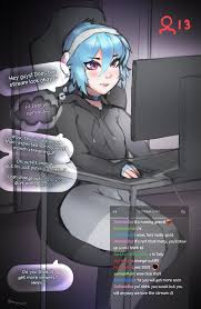 the gamer to e-girl pipeline (Nelewdy) [3 imgs] : rTransHentai