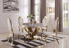 Kendall Table 190381 Coaster Furniture Dining Room Sets In 2021 Gold Dining Room Gold Round Dining Table Round Dining Room