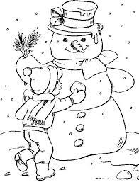 Schneemann Familycorner Com Themas Kleuters Familycornercom Kleuters Schneemann Themas Ausmalbilder Ausmalbilder Winter Ausmalen