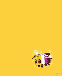 The bee update is out for mcpe! Funda Y Vinilo Para Ipad Orgullo No Binario Minecraft Abeja De Smnius Redbubble