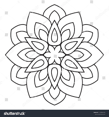 Easy Mandala Basic And Simple Mandalas Coloring Book For Adults Seniors And Beginner Mandalas Flower Simple Mandala Mandala Coloring Pages Mandala Coloring