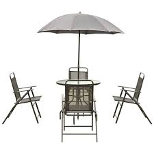 Day by day offers on rental and occasion furnishings. 6pc Patio Garden Dining Furniture Set Table Folding Chair Umbrella Kit Clearance Outdoor Folding Chairs Round Table And Chairs Patio Furniture Sets