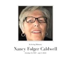 Nancy Folger Caldwell Obituary (1947