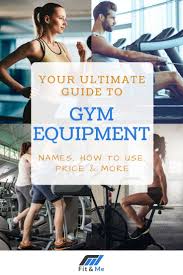gym equipment names