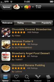 Application Allrecipes Com Resultats De Recherche Avec Spinner Publicite Systeme De Tri Relevance Rating Title Popularity Cuisine