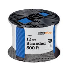 You cannot exceed this 40 % in emt for over 2 wires. Cerrowire 500 Ft 12 Gauge Blue Stranded Cu Thhn Wire 112 3654j The Home Depot