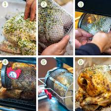Potato salad, veggie dippers, and cut cantaloupe. How Long Does It Take To Rotisserie A Chicken In An Air Fryer