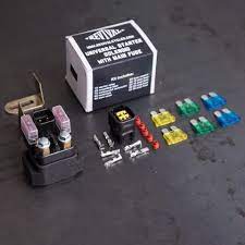 Motorcycle Starter Solenoid Kit With Main Fuse Fuses Led Tail Lights Starter