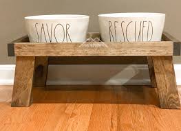 Large Dog Bowl Stand Elevated Dog Food Stand Raised Dog Etsy In 2020 Large Dog Bowls Dog Food Stands Dog Bowl Stand