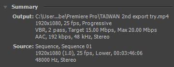 An understanding of premiere pro's export function is one of the core skills; Export Settings For 1080p Youtube Video Adobe Support Community 7724293