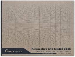 With the perspective grid we created in the current layer. Amazon Com Koala Tools 2 Point Drawing Perspective Notebook 1 Unit 10 35 X 8 60 Pp Perspective Grid Graph Paper For Interior Design Industrial Architectural And 3d Design Arts Crafts Sewing
